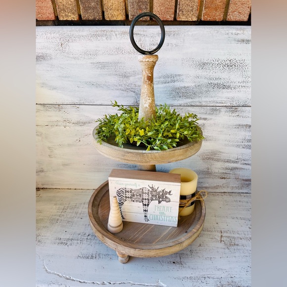 *Weathered Two Tiered Tray - Picture 5 of 13